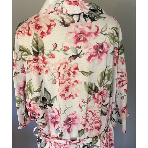 Show Me Your Mumu Brie Robe Garden of Bloom Floral Lightweight One Size Belted - Picture 6 of 12